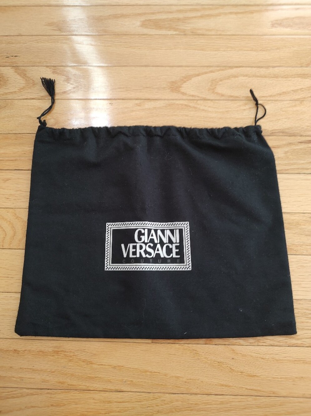 Gianni Versace drawstring dust bag 13x11 EUC